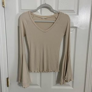 Altar’d State Flare Sleeve Blouse Size Small
